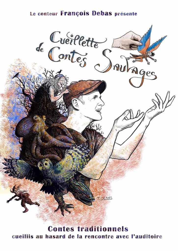 Affiche du spectacle Cueillette de Contes Sauvages